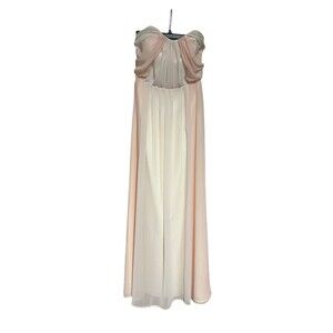 Jim Hjelm Occasions Size 10 Evening Prom Formal Dress Two Tone‎ Pink #GH12-1